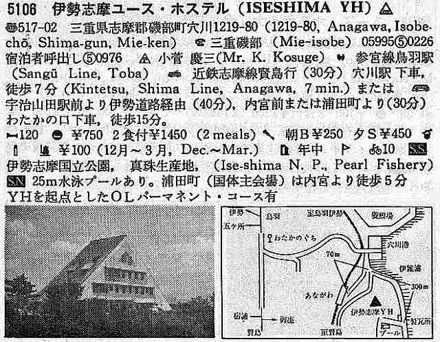 青春の落葉 伊勢志摩ユースホステル
